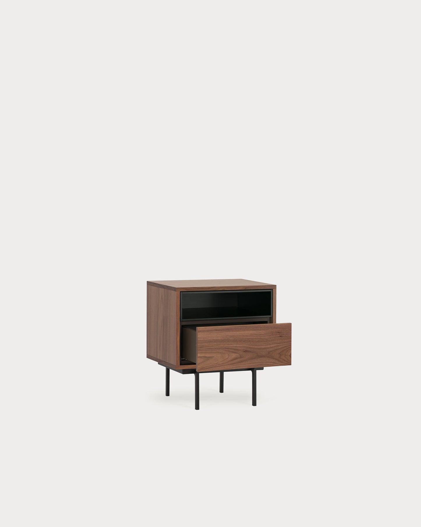 KAALM Bedside (1 Drawer) - Walnut