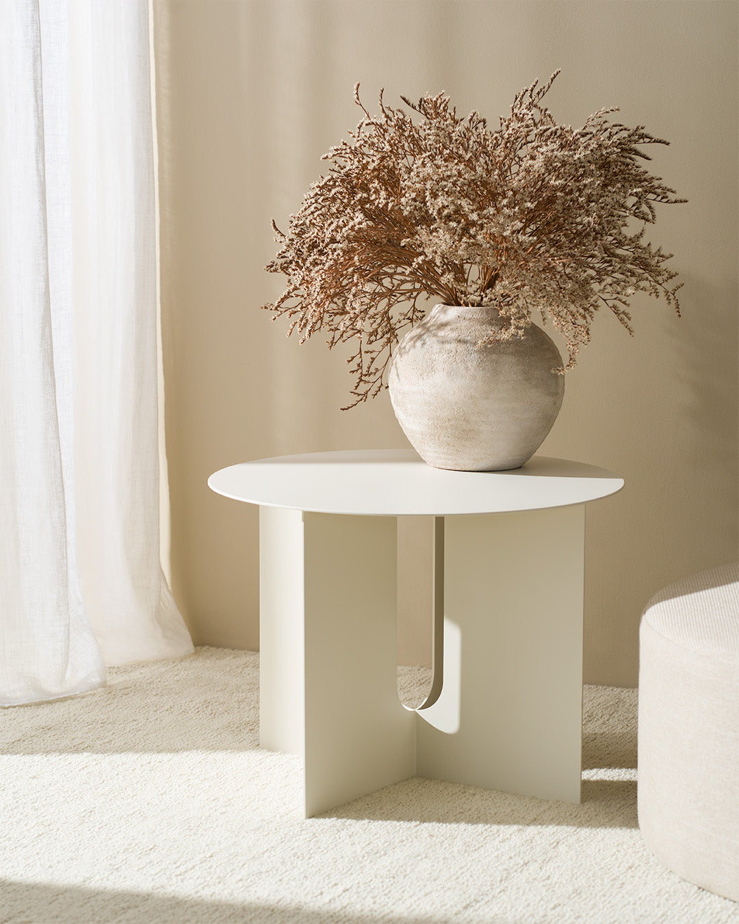 UUMO Table basse (48 cm) - Blanc